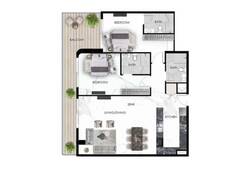 2 bedroom apartment